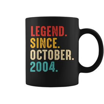 Legend Since October 2004 18Th Birthday 18 Years Old Coffee Mug - Thegiftio