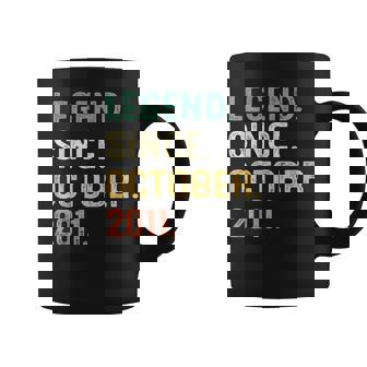 Legend Since October 2011 11Th Birthday Gift 11 Year Old Boy Coffee Mug - Thegiftio