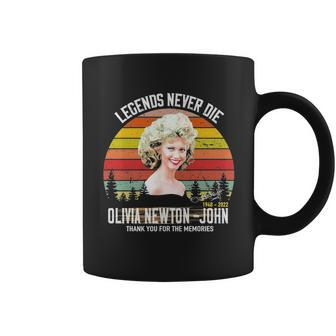 Legends Never Die Olivia Newton John Thank You For The Memories Coffee Mug - Thegiftio UK