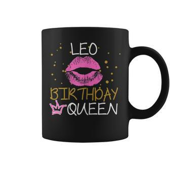 Leo Birthday Queen Leo Zodiac Coffee Mug - Seseable