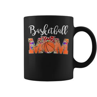 Leopard Basketball Mom Game Day Mom Life Tie Dye Mothers Day Coffee Mug - Thegiftio UK