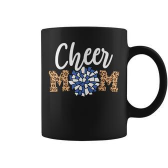 Leopard Cheer Mom Print Womens Proud Cheerleader Mother Coffee Mug - Thegiftio UK