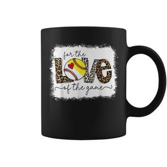 Leopard For The Love Of The Game Baseball Softball Game Day Coffee Mug - Thegiftio UK