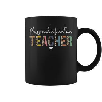 Leopard Pe Teacher Physical Education Teacher Supplie  Coffee Mug