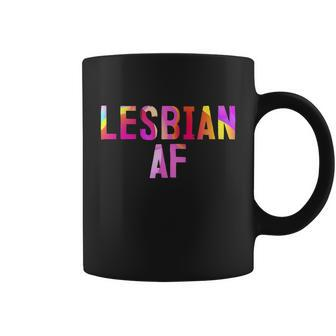 Lesbian Af Flower Lgbt Pride And Gay Love Parade Gift Graphic Design Printed Casual Daily Basic Coffee Mug - Thegiftio UK
