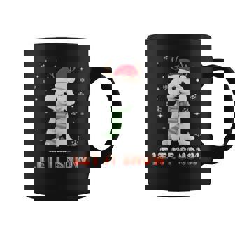 Let It Snow Bichon Frise Xmas Coffee Mug - Thegiftio