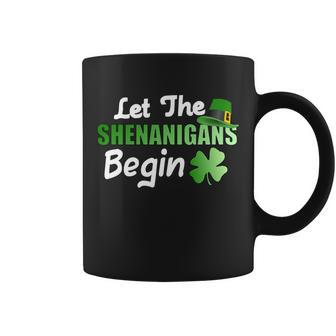 Let The Shenanigans Begin Funny St Patty Tshirt Coffee Mug - Monsterry AU