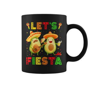 Lets Fiesta Avocado Tacos Cinco De Mayo 2022 Mexican Party Coffee Mug - Thegiftio UK