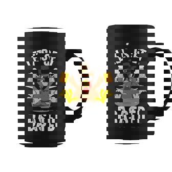 Lets Get Basted Funny Thanksgiving Basted Thanksgiving Turkey Coffee Mug - Thegiftio