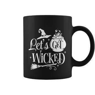 Lets Get Wicked Halloween Quote Coffee Mug - Monsterry CA