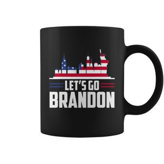 Lets Go Brandon Conservative Usa Flag 4Th Of July Gift Coffee Mug - Monsterry
