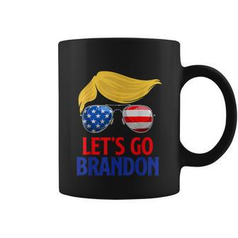 Lets Go Brandon Lets Go Brandon Trump America Flag Coffee Mug - Monsterry DE