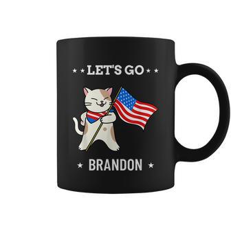 Lets Go Brandon Shirt Funny Cat Shirt Lets Go Brandon Graphic Design Printed Casual Daily Basic Coffee Mug - Thegiftio