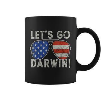 Lets Go Darwin Sarcastic Tshirt Coffee Mug - Monsterry
