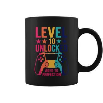 Level 10 Unlocked Awesome Since 2012 10Th Birthday Gamer Video Game Graphic Design Printed Casual Daily Basic Coffee Mug - Thegiftio UK