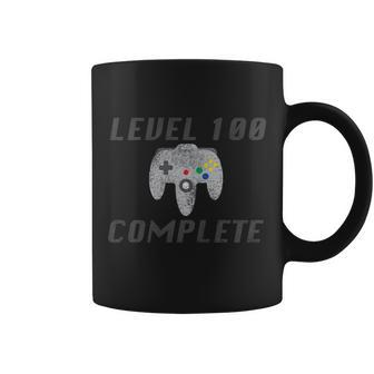 Level 100 Complete 100Th Birthday Graphic Design Printed Casual Daily Basic Coffee Mug - Thegiftio UK