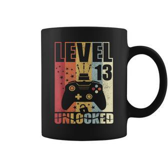 Level 13 Unlocked Birthday Level Up 13Th Birthday Gamer 13Th Coffee Mug - Thegiftio UK