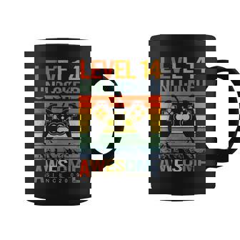 Level 14 Unlocked Awesome Since 2009 14Th Birthday Gaming Coffee Mug - Thegiftio UK