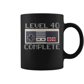 Level 40 Complete Retro Gamer 40Th Birthday Tshirt Coffee Mug - Monsterry AU