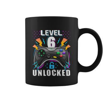Level 6 Unlocked Video Game Gift 6Th Birthday Gamer Gift Boys Gift Coffee Mug - Monsterry