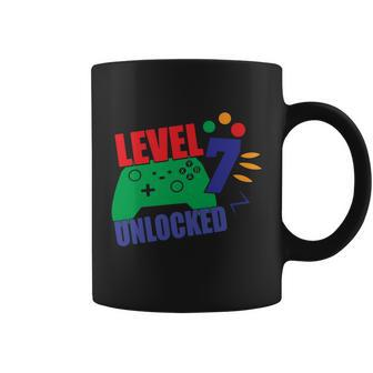 Level 7 Unlocked 7Th Gamer Video Game Birthday Video Game Graphic Design Printed Casual Daily Basic Coffee Mug - Thegiftio UK