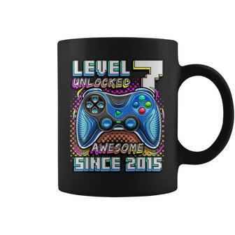 Level 7 Unlocked Awesome 2015 Video Game 7Th Birthday Boy V3 Coffee Mug - Seseable