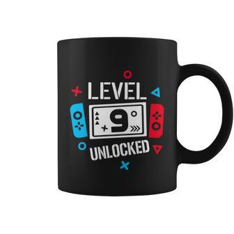Level 9 Unlocked Birthday 9Th Birthday Boy Gamer 9 Years Old Gamer Graphic Design Printed Casual Daily Basic Coffee Mug - Thegiftio UK