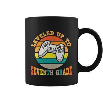 Leveled Up To 7Th Grade First Day Of School Back To School Coffee Mug - Monsterry