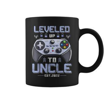 Leveled Up To Uncle Est 2022 Video Gamer Promoted To Uncle Coffee Mug - Thegiftio UK