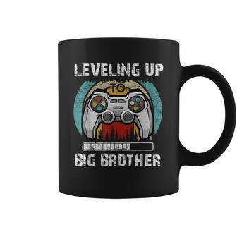 Leveling Up To Big Brother - Funny Gamer Brothers Coffee Mug - Thegiftio UK