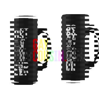 Lgbt Best Gay Cousin Ever Lgbt Pride Gay Cousin Gift Graphic Design Printed Casual Daily Basic Coffee Mug - Thegiftio