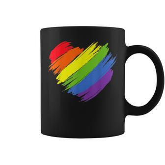 Lgbt Gay Pride Flag Gay Pride 2022Heart Lgbt Coffee Mug - Thegiftio UK