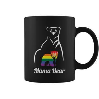 Lgbt Mama Bear Gay Pride Equal Rights Rainbow Gift Graphic Design Printed Casual Daily Basic Coffee Mug - Thegiftio UK