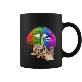 Lgbt Pride Dont Judge What You Dont Understand Coffee Mug - Monsterry