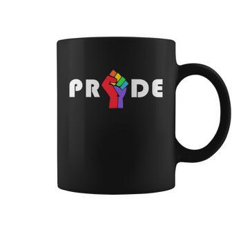 Lgbt Pride Month 2022 Gay Parade Fist Lgbtq Flag Graphic Design Printed Casual Daily Basic Coffee Mug - Thegiftio UK