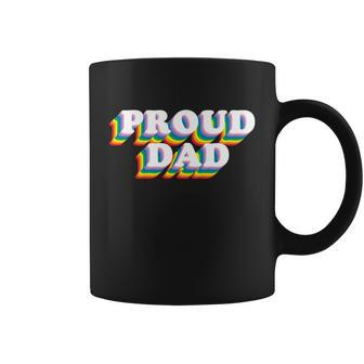 Lgbt Proud Dad Fathers Day Gift Coffee Mug - Monsterry UK