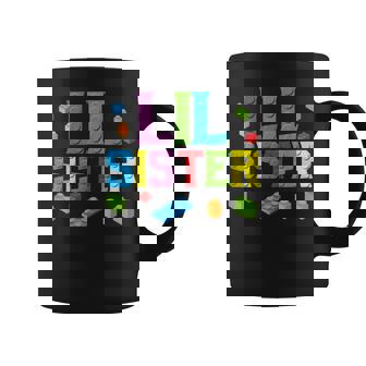 Lil Sister Master Builder Building Bricks Blocks Family Set Coffee Mug - Thegiftio