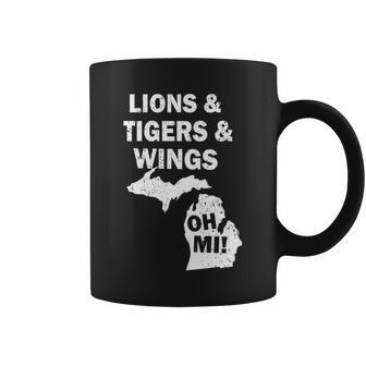Lions Tigers Wings Oh Mi Vintage T-Shirt Graphic Design Printed Casual Daily Basic Coffee Mug - Thegiftio UK