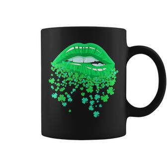 Lips Sexy Green Cool Irish Shamrock St Patricks Day Coffee Mug - Thegiftio