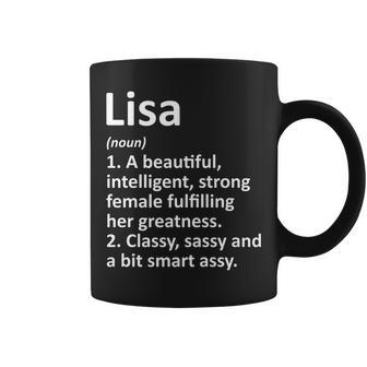 Lisa Definition Personalized Name Funny Christmas Gift Coffee Mug - Thegiftio UK