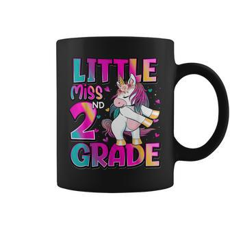 Little Miss 2Nd Grade Unicorn Back To School 2Nd Grade Girls V2 Coffee Mug - Seseable