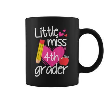 Little Miss 4Th Grade First Day Of Hello 4Th Grade Girls Coffee Mug - Seseable