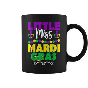 Little Miss Beads Mardi Gras Outfit For Women Girls Coffee Mug - Thegiftio UK