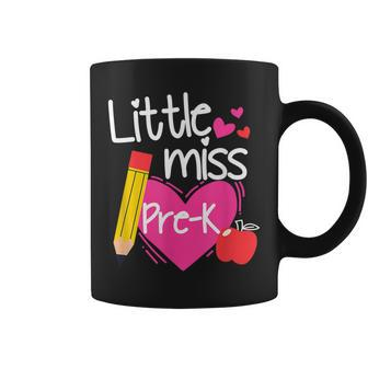 Little Miss Pre K First Day Of Hello Pre K Girls Coffee Mug - Thegiftio UK