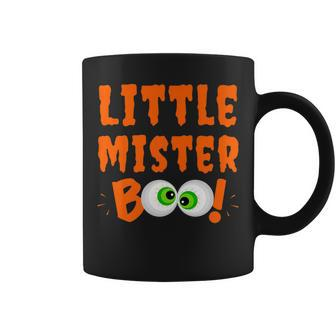 Little Mister Boo Funny Halloween Son Ghost Toddler Kid Boys Coffee Mug - Thegiftio UK