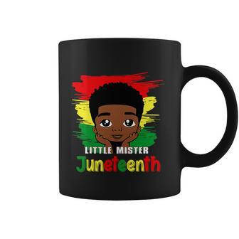 Little Mister Juneteenth Black Boy Toddler Prince Coffee Mug - Thegiftio UK