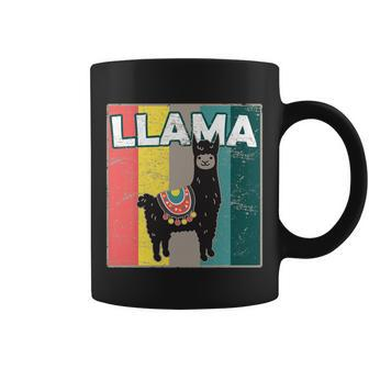 Llama Retro V2 Coffee Mug - Monsterry