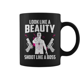 Look Like A Beauty - Shoot Like A Boss Coffee Mug - Seseable