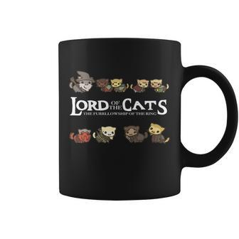 Lord Of The Cats The Furrllowship Of The Ring Coffee Mug - Monsterry