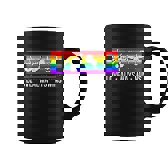 Love Always Wins Asl Funny Gift Deaf Awareness Gay Pride Lgbt Gift Coffee Mug - Thegiftio